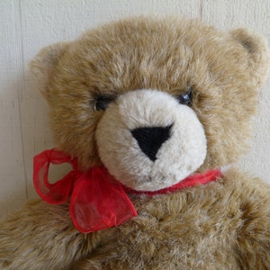 Applause Wallace Berrie Large Plush Bear 20&quot; Tall 1982