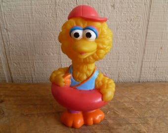 Sesame Street Big Bird with Life Preserver Figure Cake Topper