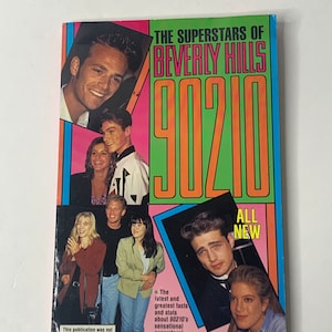 The Superstars of Beverly Hills 90210 Book HTF  Sara James 1992