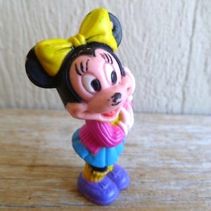 Disney Minnie Mouse Plastic Figurine Cake Topper 2.25&quot; Tall