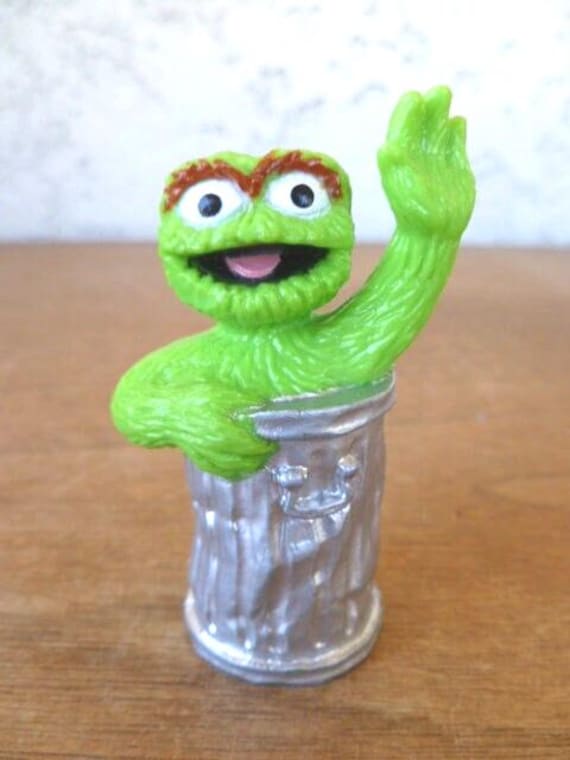 セサミストリート「オスカー・ザ・グラウチ」フィギュア ケーキ