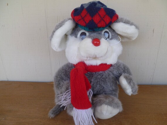 Christmas Mouse Plush Doll Target Squeaky Toy 15 Tall Stuffed Animal Toy Etsy UK