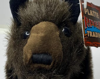 オーロラブラウンバイソン10インチぬいぐるみフロピーぬいぐるみ動物