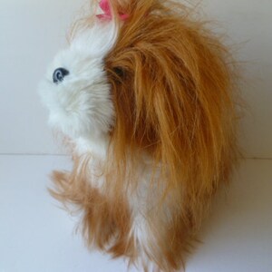 Lhaso Apso Plush Terrier Puppy Dog 9" Tall Vintage