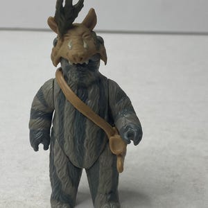 Star Wars &quot;Teebo&quot; Ewok with Original Hood Action Figure 2&quot; Tall 1983