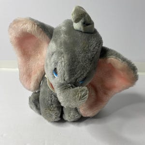 Disney Plush Dumbo Elephant Ground Nut Shells 9&quot; Long Stuffed Animal Toy