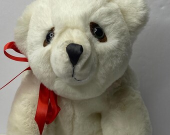 Polar Bear Plush Marquel 16" Tall 1986 Vintage Stuffed Animal Toy
