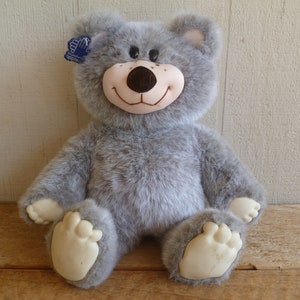 Applause Wallace Berrie Plush Teddy Bear 15&quot; Tall 1986 Stuffed Animal Toy with Tags