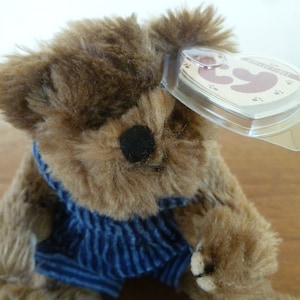 Ty Attic Treasures Plush Bear "Christopher" W/ Tags 8" Tall 1993