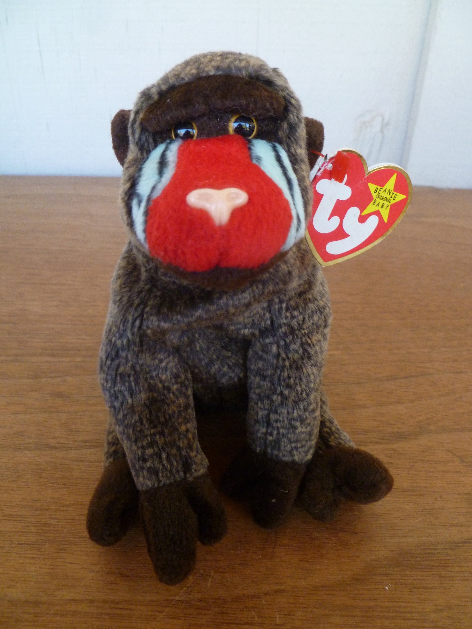 Ty Plush Baboon cheeks Monkey 1999 With Tags - Etsy