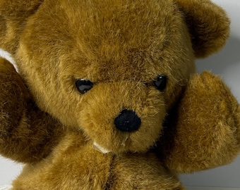 Vintage Dakin Brown Teddy Bear, Stuffed Plush Bear - Etsy