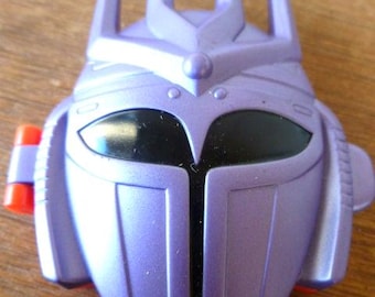 Sabin Beetleborg Metallix Platinum Compact Clip McDonalds Happy Meal Toy 3.75" Tall 1996