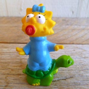 Maggie Simpson Miniature Burger King Kids Meal 3&quot; Tall 1990