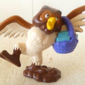 Disney Winnie the Pooh Owl PVC Cake Topper 2.75&quot; Tall