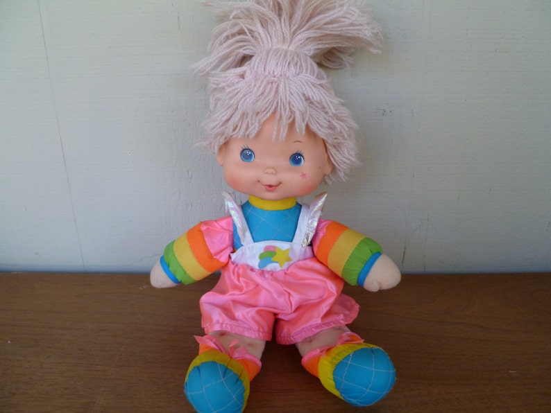 Large Rainbow Brite Doll Pink Hair Vintage 1983 Etsy