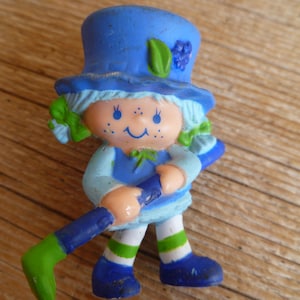 Strawberry Shortcake Miniature Blueberry Muffin 1.75&quot; Tall 1981