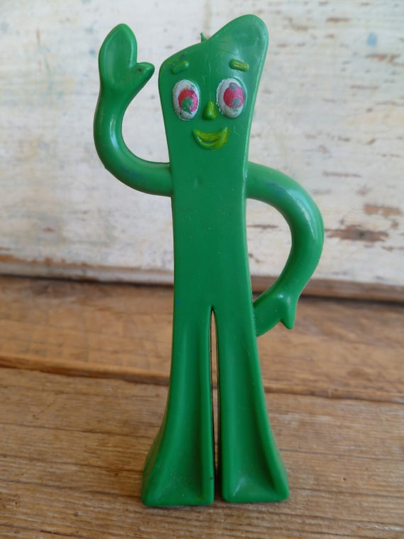 Gumby Miniature Bendable Toy Pvc Art Clokey 3.75