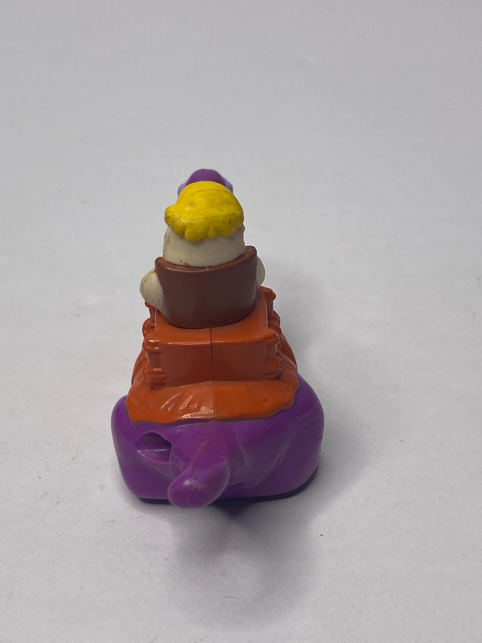 The Flintstones Barney Rubble Dino Racers PVC Cake Topper 3.25