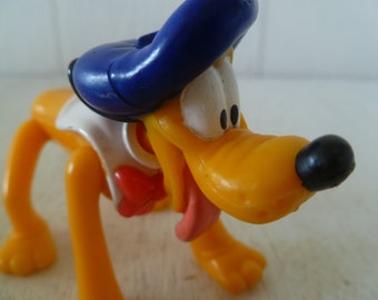 Adorno para tarta de PVC articulado de Pluto de Disney para la Cajita Feliz de McDonald's, 7,6 cm de alto