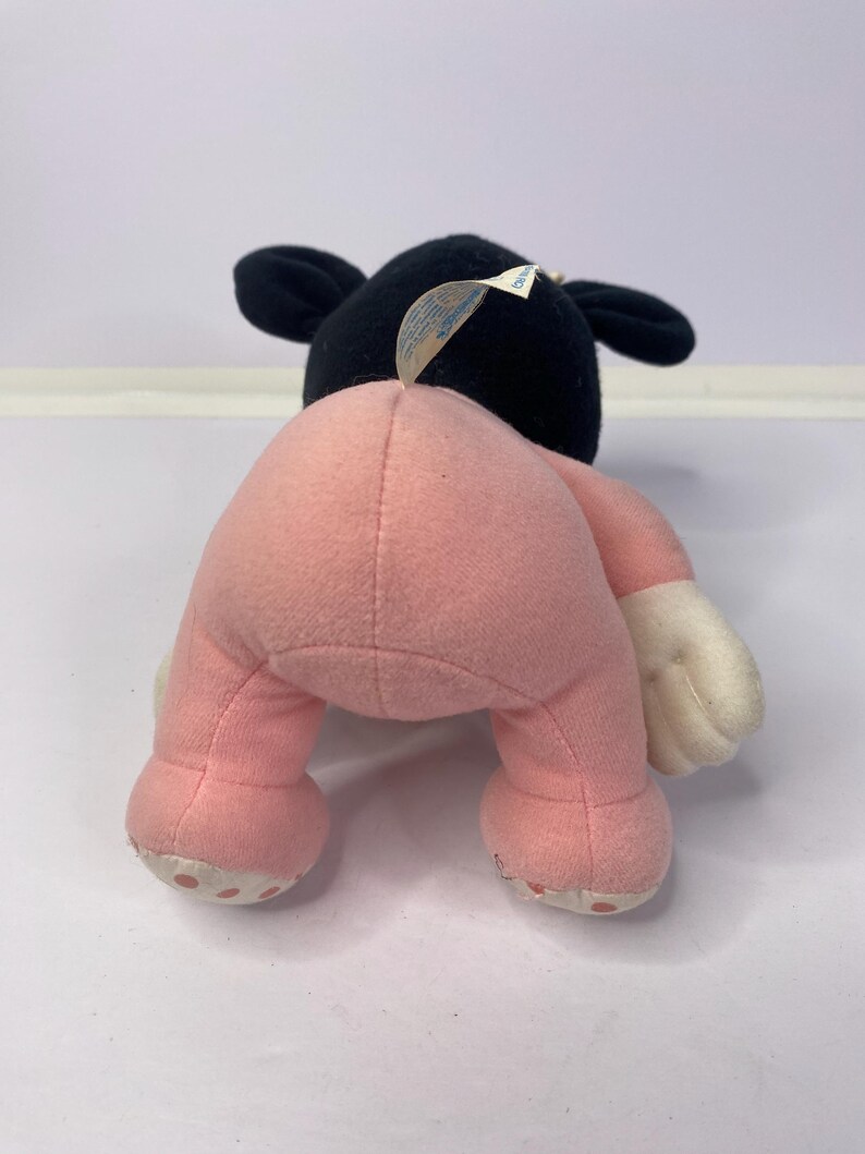 Peluche Minnie Mouse rose Disney bébés vintage 9 po. de haut Playskool Hasbro image 6