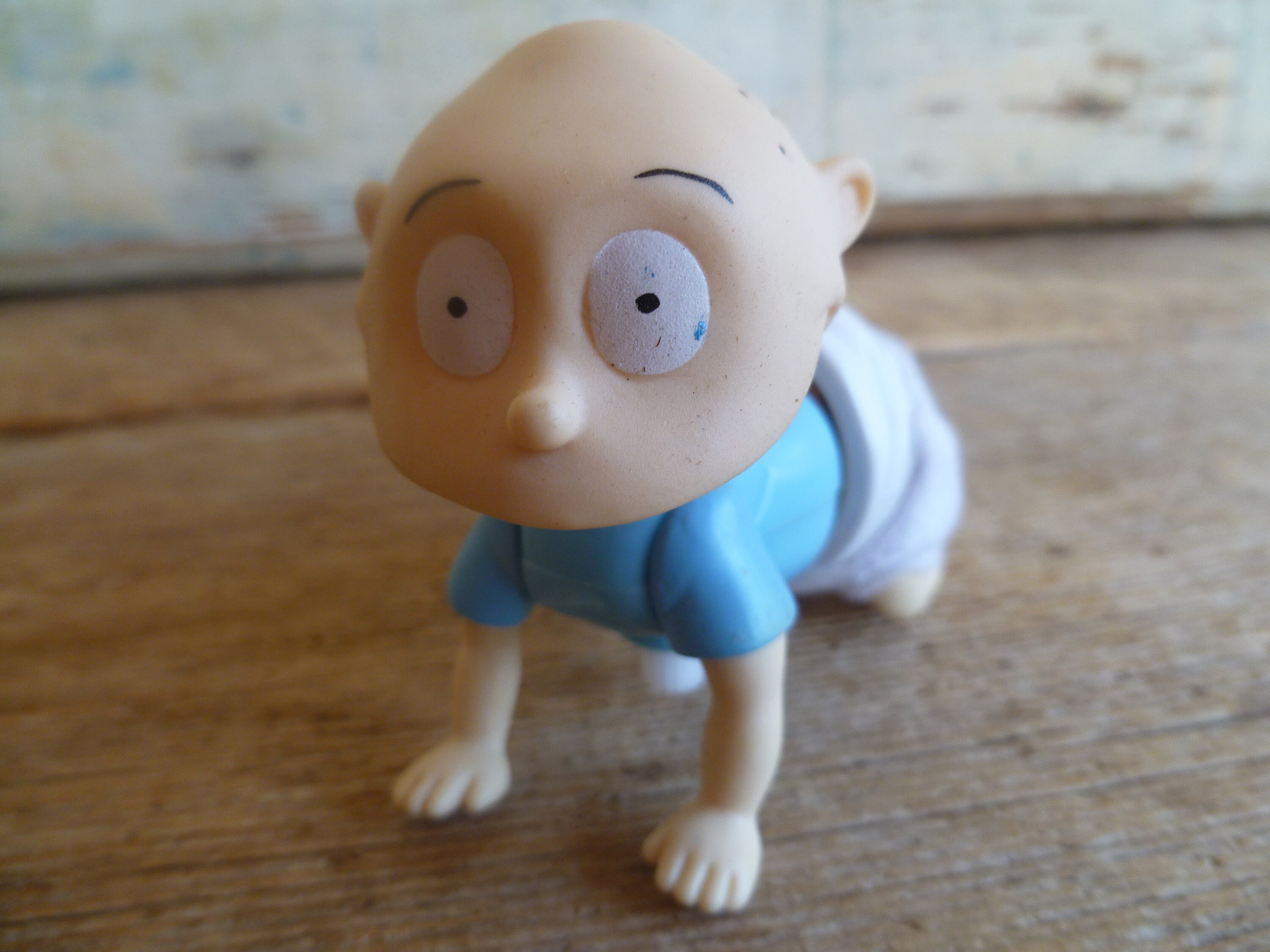 Adorable Rugrats tommy Pickles Wind up Toy Cake Topper 1998 Burger