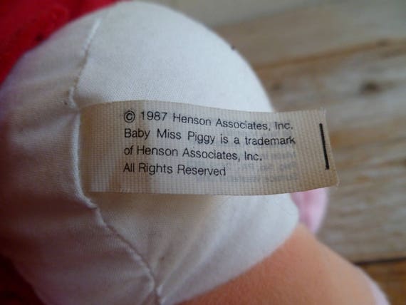 mcdonalds baby miss piggy 1988