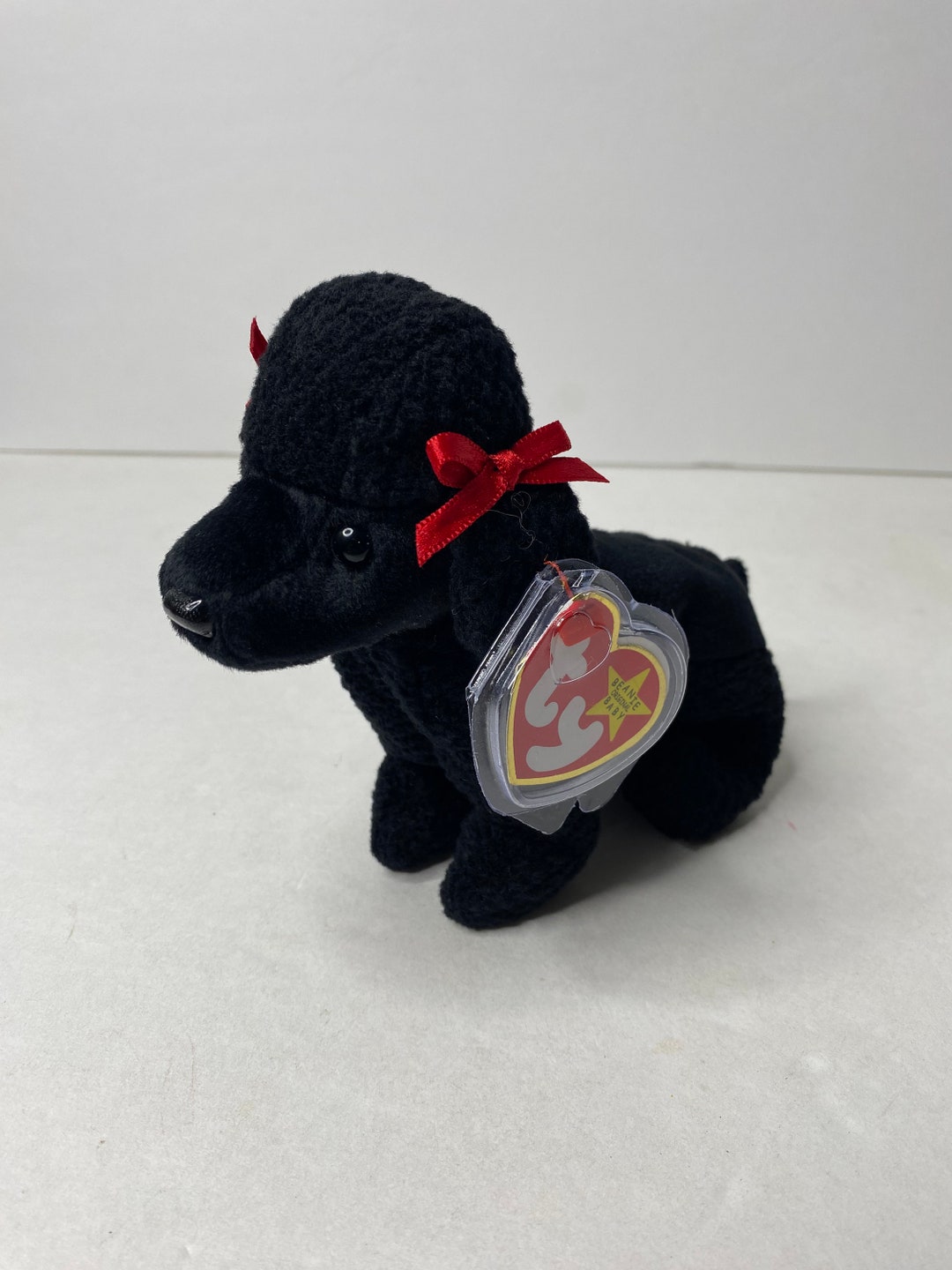 Ty Patsy Ty Gigi the Poodle Beanie Baby Plush Black Poodle W/ Tags 5.5