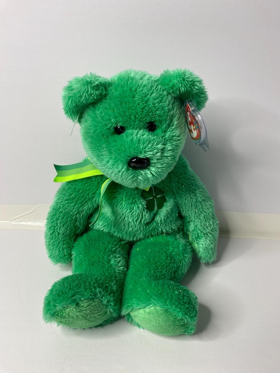 Ty ぬいぐるみベア 緑色 バディーズ Ty バースデイベア ぬいぐるみ