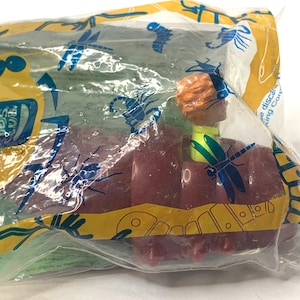 Burger King Bug Riders I.Q. on Caterpillar 6" Tall 1998 New in Package