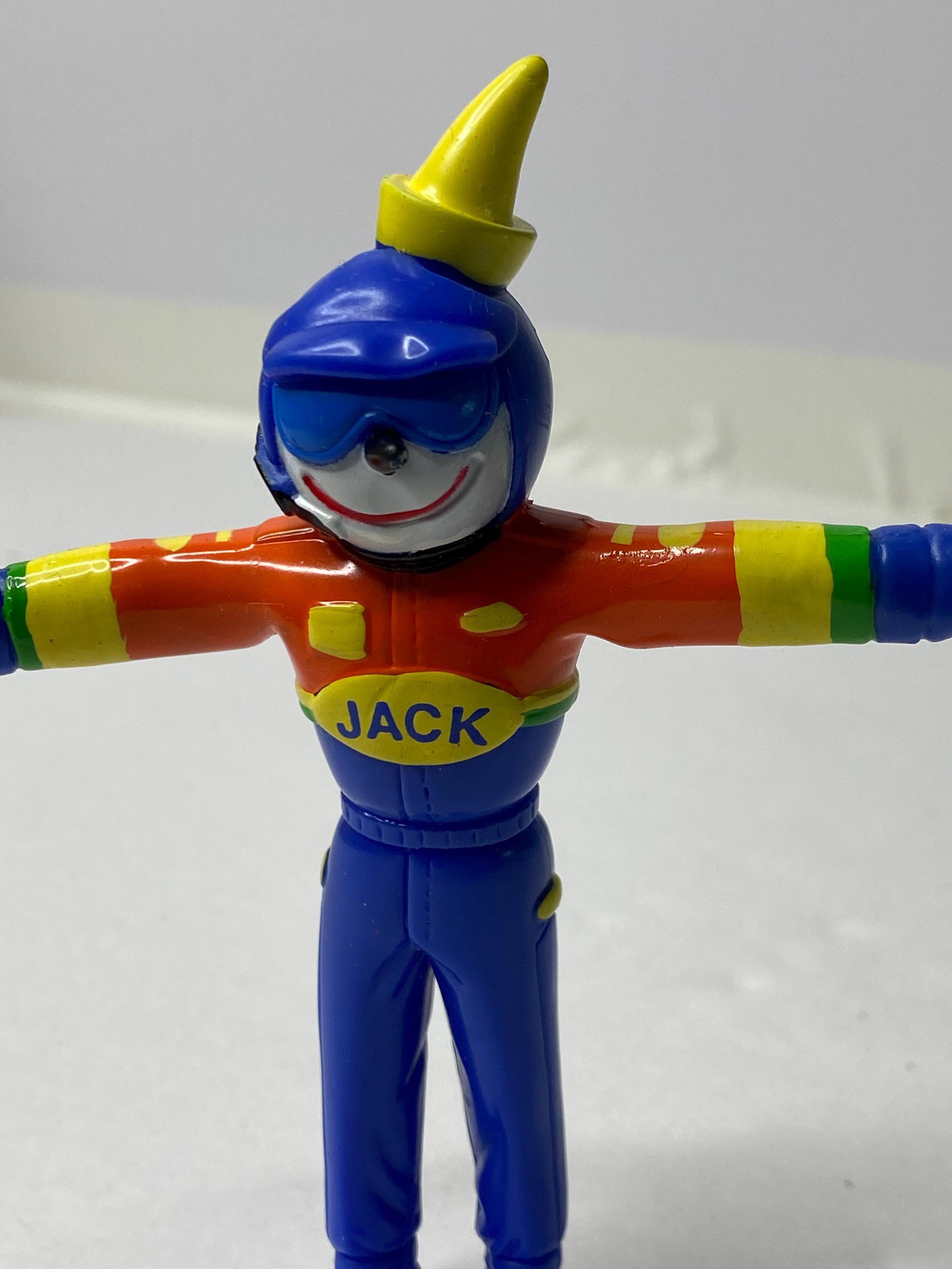 Jack in the Box Jock Jack Nascar Racing Driver Bendables 4.25