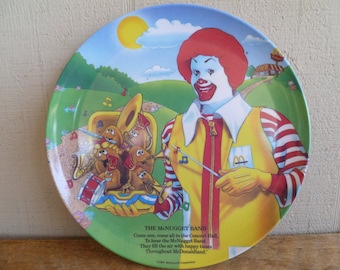 1997 Mcdonalds Ronald Mcdonald Santa and Chicken Mcnuggets Melmac