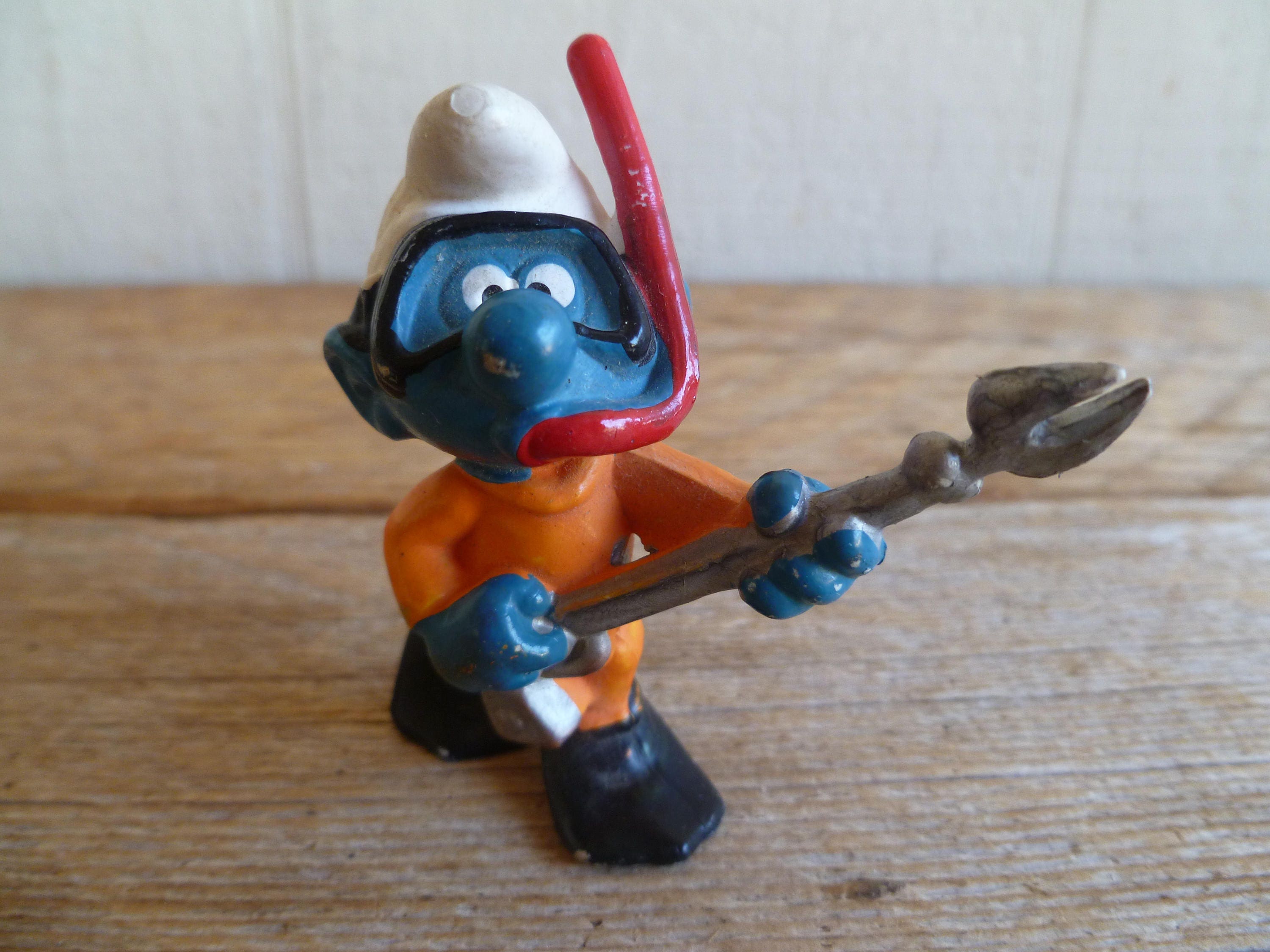 1979 Smurf Figurine - Etsy