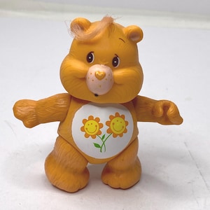 Care Bear Friend Bear Poseable Pvc Cake Topper 3.5&quot; Tall 1983