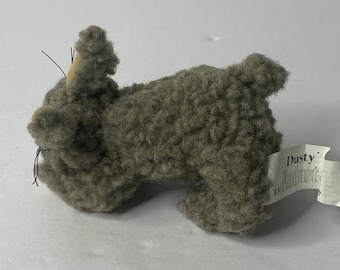 Dusty The Endust Bunny Plush Bunny Rabbit 4.5" Long Stuffed Animal Toy