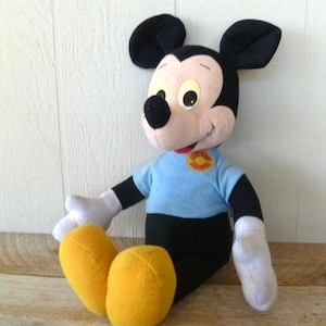 Talking Mickey Mouse Doll Playskool 22&quot; 1988 Stuffed Toy Doll