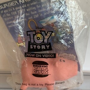 Figura de cerdo "Ham" de Toy Story, adorno para tarta de Disney, 15 cm de alto, 1996, nuevo en caja