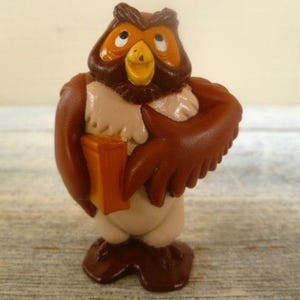 Disney Winnie the Pooh Owl PVC Cake Topper 2.75&quot; Tall