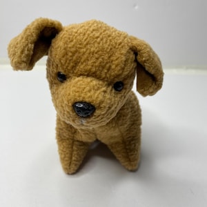 Ty Tuffy the Terrier Dog Beanie Baby Plush Terrier Dog 6" Long 1996 Stuffed Animal Toy