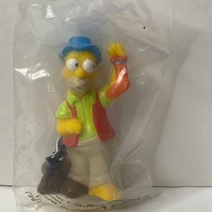 Homer Simpson Pvc Cake Topper The Simpsons New in Package 3&quot; Tall 1990