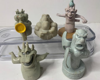 Disney Hunchback of Notre Dame Gargoyle Toys Set of 5 Burger King