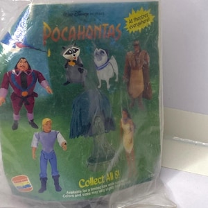 Disney Pocahontas Meeko the Raccoon Wind Up Figurine 3&quot; Tall 1995 Burger King NIP