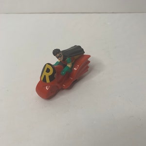 D C Comic Batman Robin Figure Cake Topper 2 Tall x 3 Long 1993 image 4