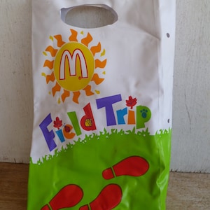 McDonald Happy Meal Bag Field Trip 1992