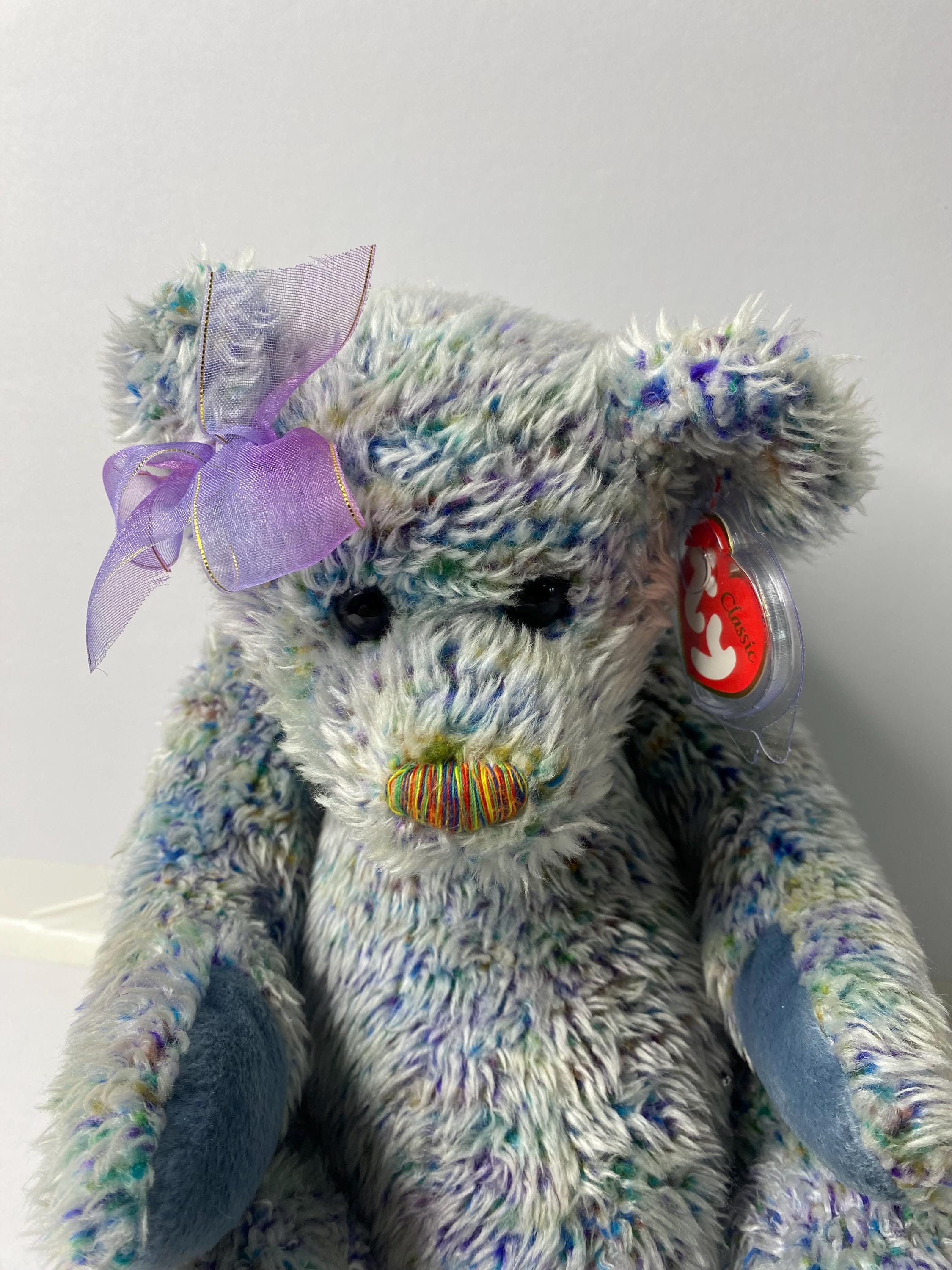 Ty Razzmatazz the Bear – Blue Classic Beanie Buddies Plush Bear W/ Tags ...