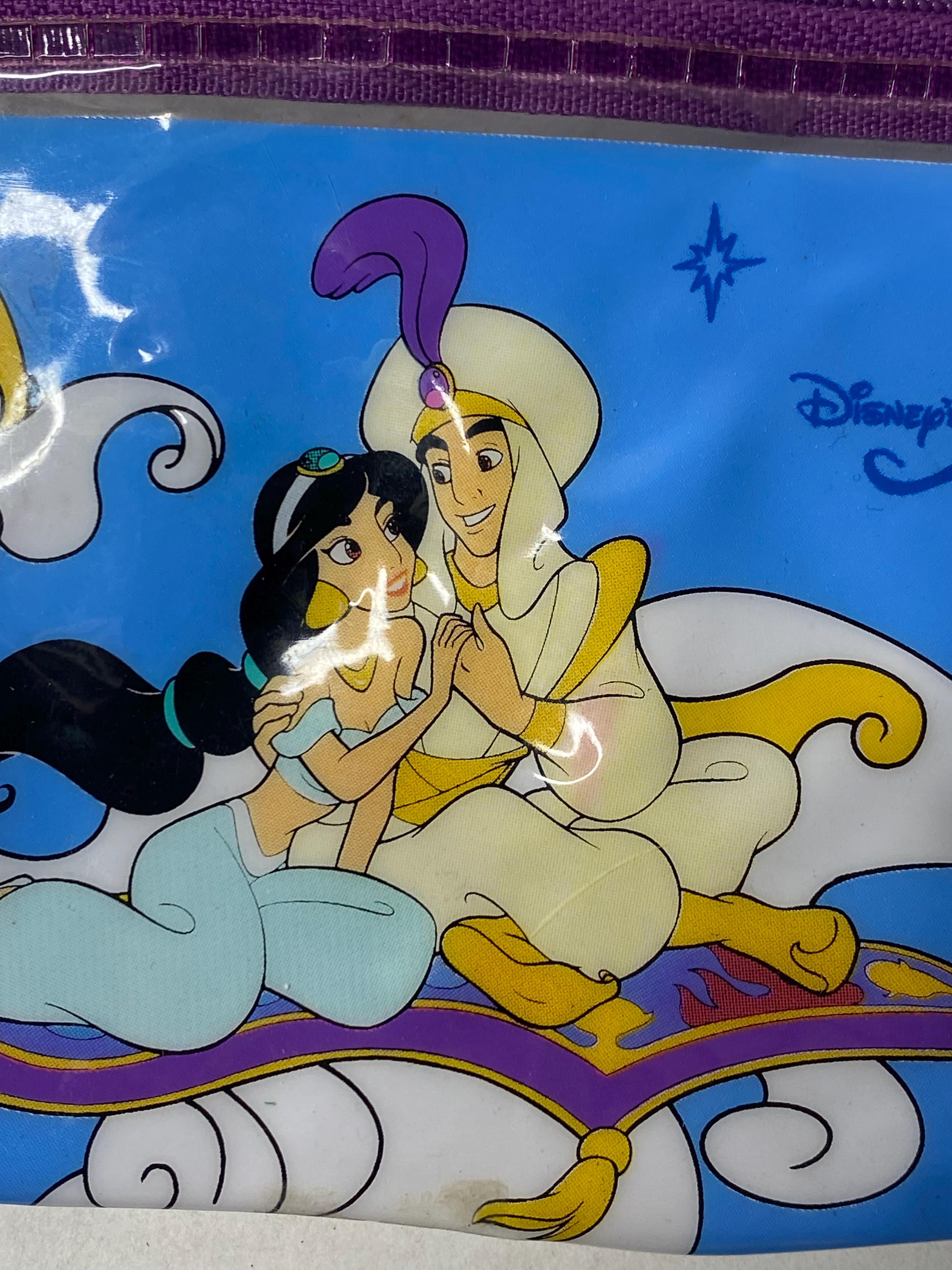 Disney Aladdin Plastic Zipper Pencil Case 8