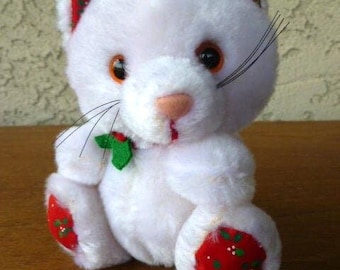 ヴィンテージ 13インチ 猫 子猫 ぬいぐるみ ソフトトイ ヨーロッパ