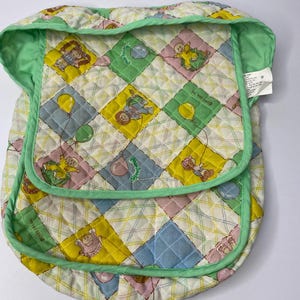 Cabbage Patch Kids Quilted Diaper Bag 17" X 12" 1983