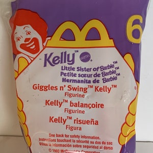 Barbie „Kelly“ Puppe Giggles N Swing Mattel McDonalds 1999 Neu im Paket