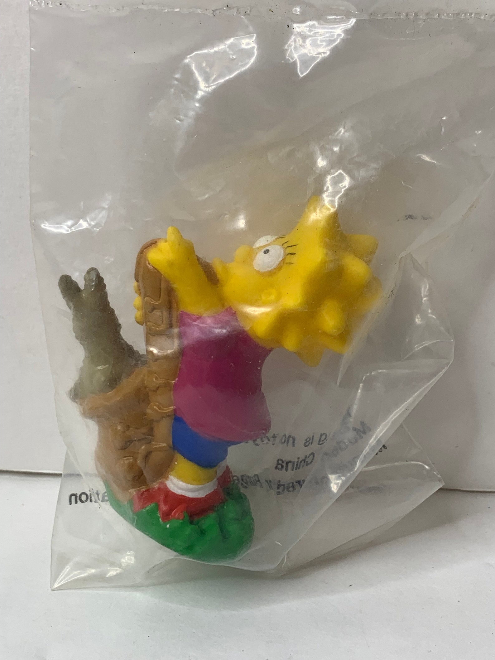 Lisa Simpson Cake Topper With Rabbit NIP the Simpsons 2.5