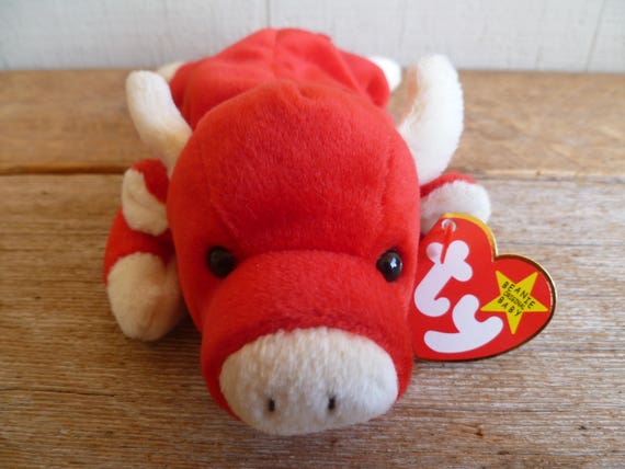 Ty Beanie Babies Snort Bull